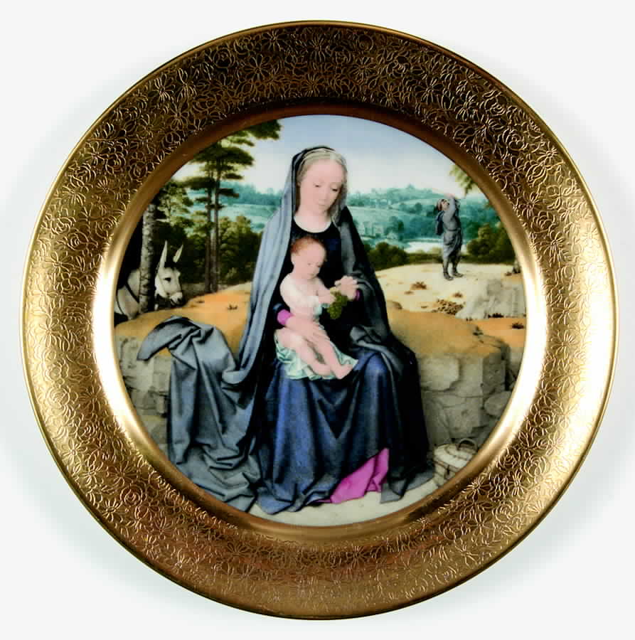 Pickard Christmas Plate Rest On The Flight Into Egypt - Boxed by Pickard-1