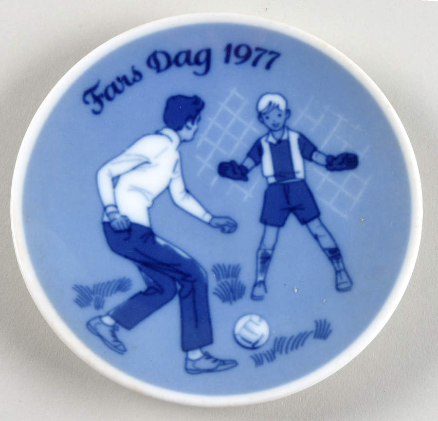 Father's Day Plate Soccer - Boxed by Porsgrund-1