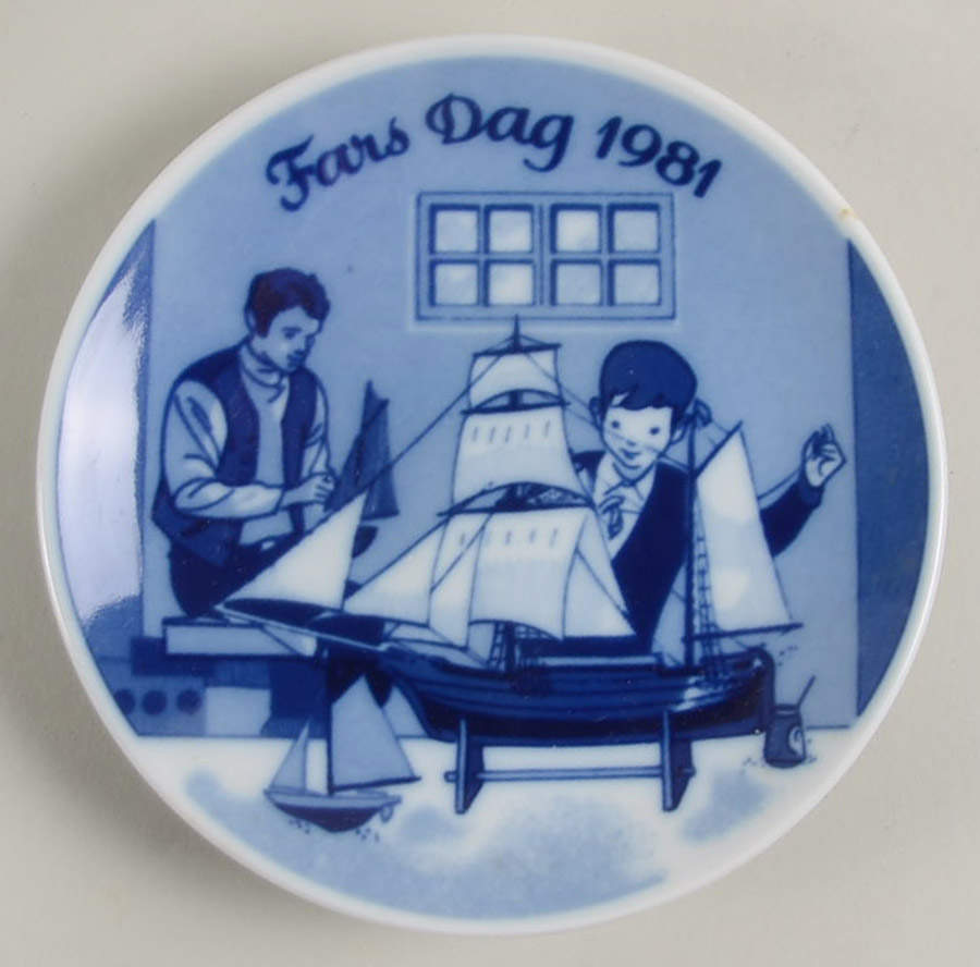 Father's Day Plate Making Boats  - Boxed by Porsgrund-1