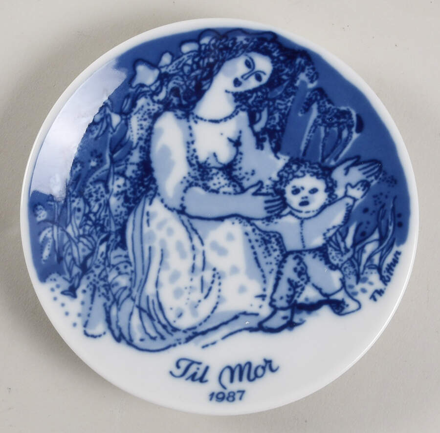 Mothers Day Plate First Step - No Box by Porsgrund-1