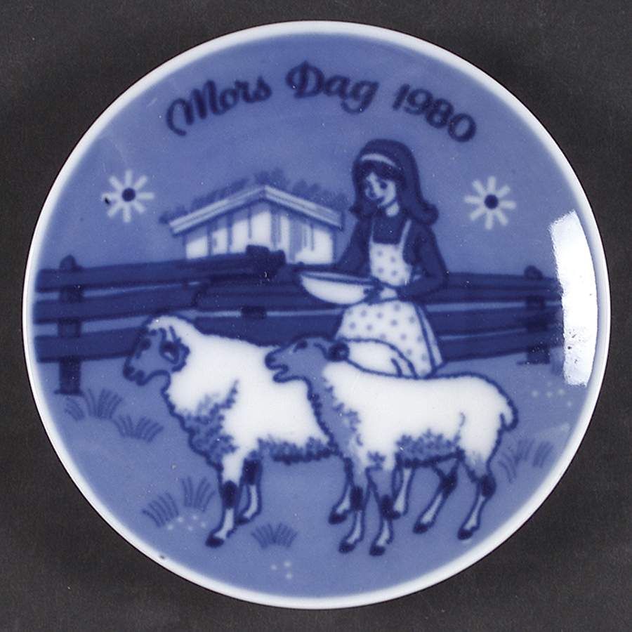 Mothers Day Plate Girl And Sheep - Boxed by Porsgrund-1
