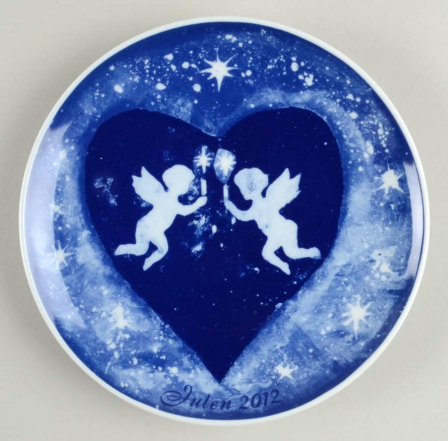 Christmas Plate Angels - Boxed by Porsgrund-1