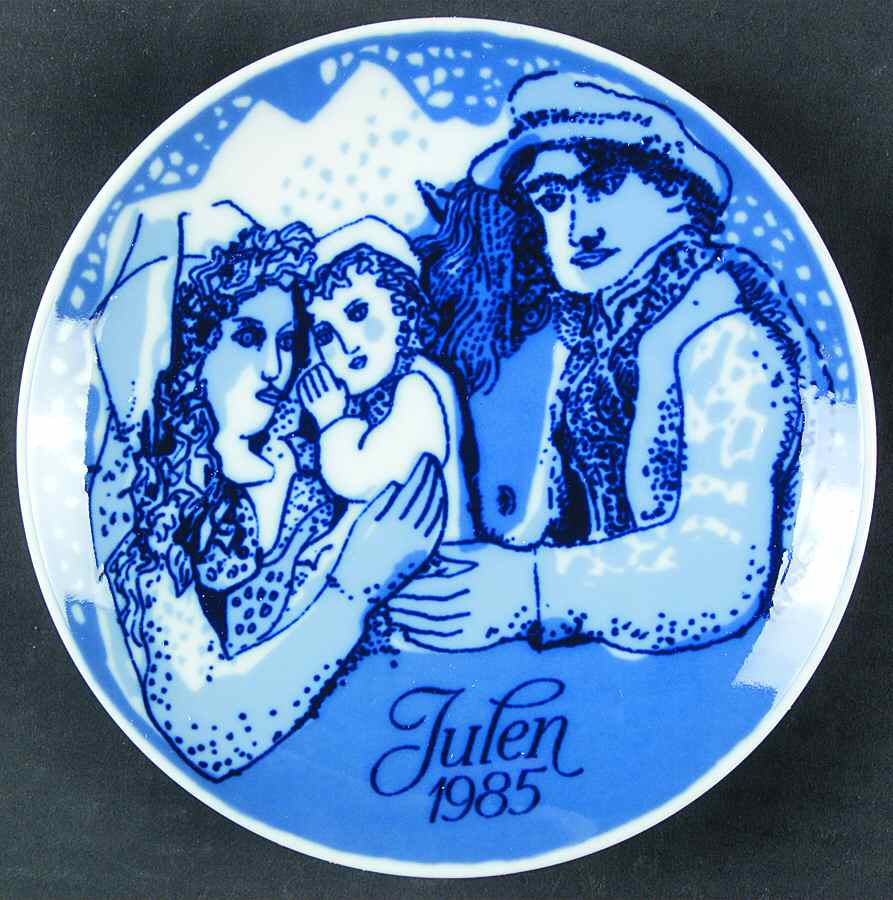 Christmas Plate Country Christmas - Boxed by Porsgrund-1