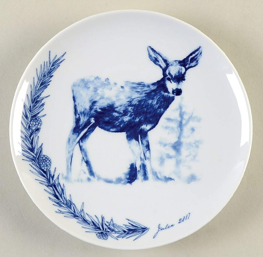 Christmas Plate 2017 Christmas Plate - Boxed by Porsgrund-1