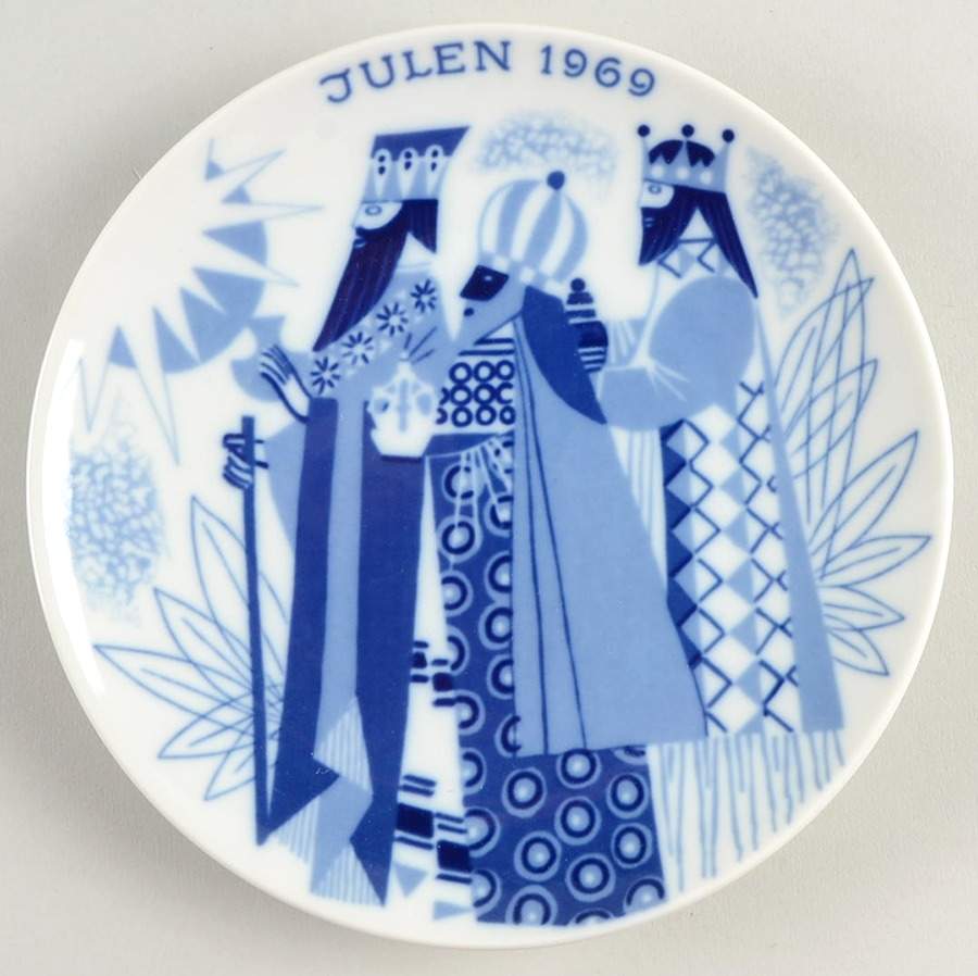 Christmas Plate Three Kings - Boxed by Porsgrund-1