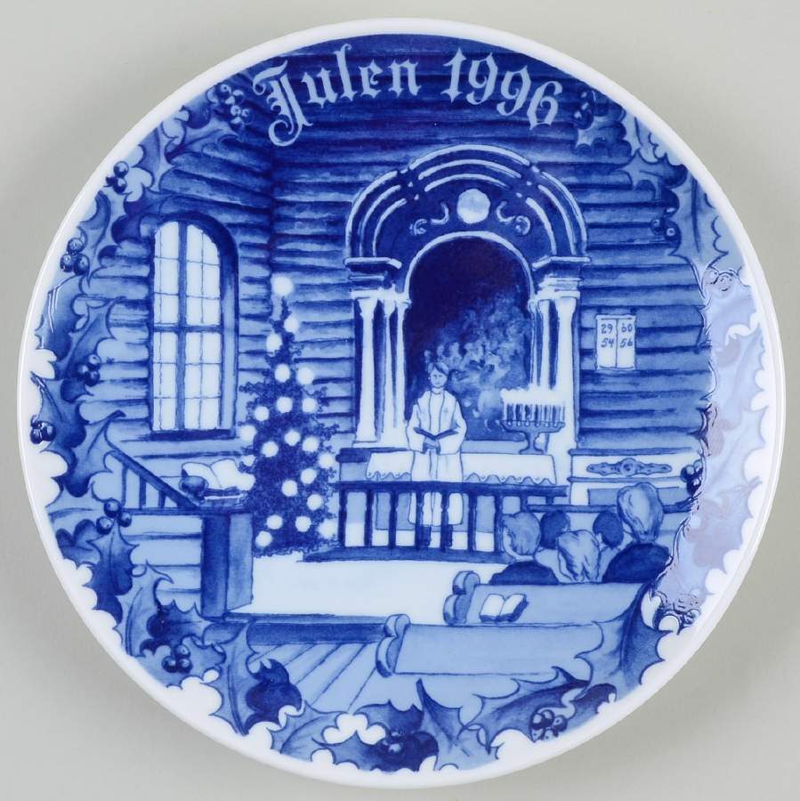 Christmas Plate Christmas Service - Boxed by Porsgrund-1