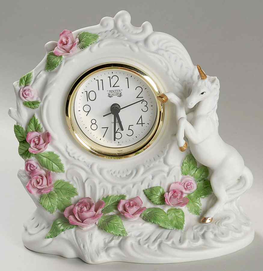 Princeton Gallery Figurine Time Of The Unicorn Clock - Boxed by Princeton Gallery-1