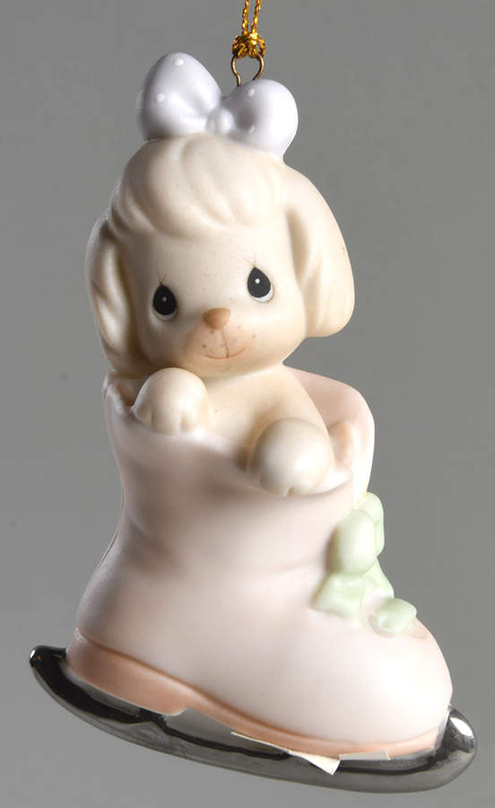 Precious Moments Ornaments When The Skatings Ruff Try Prayer - Boxed by Precious Moments-1