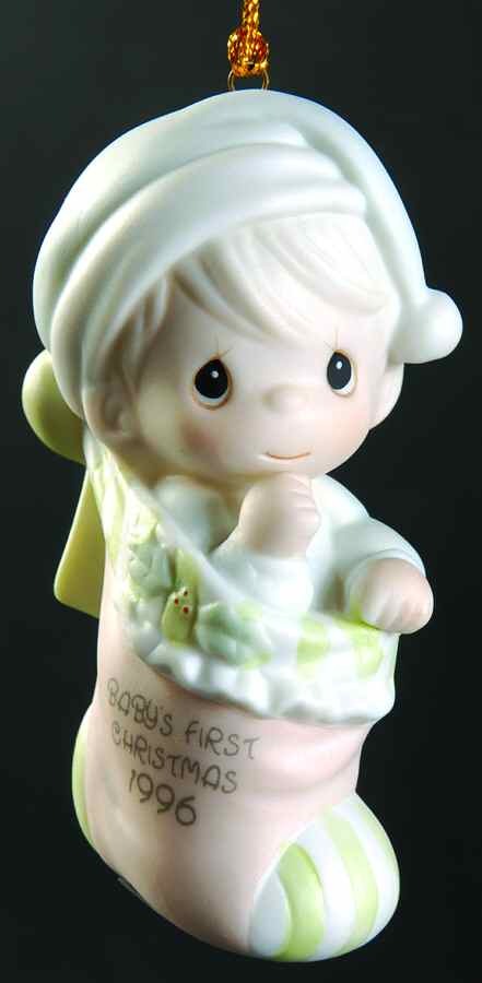 Baby's First Christmas Boy-Baby's First Christmas - No Box by Precious Moments-1
