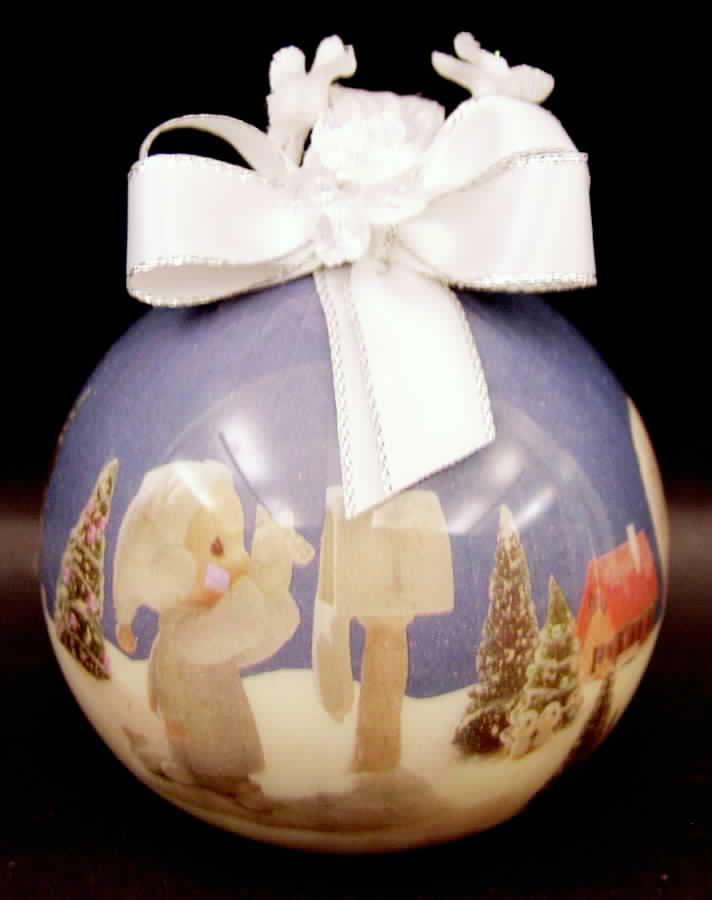 Glass Ball Ornaments Girl At Mailbox - No Box by Precious Moments-1