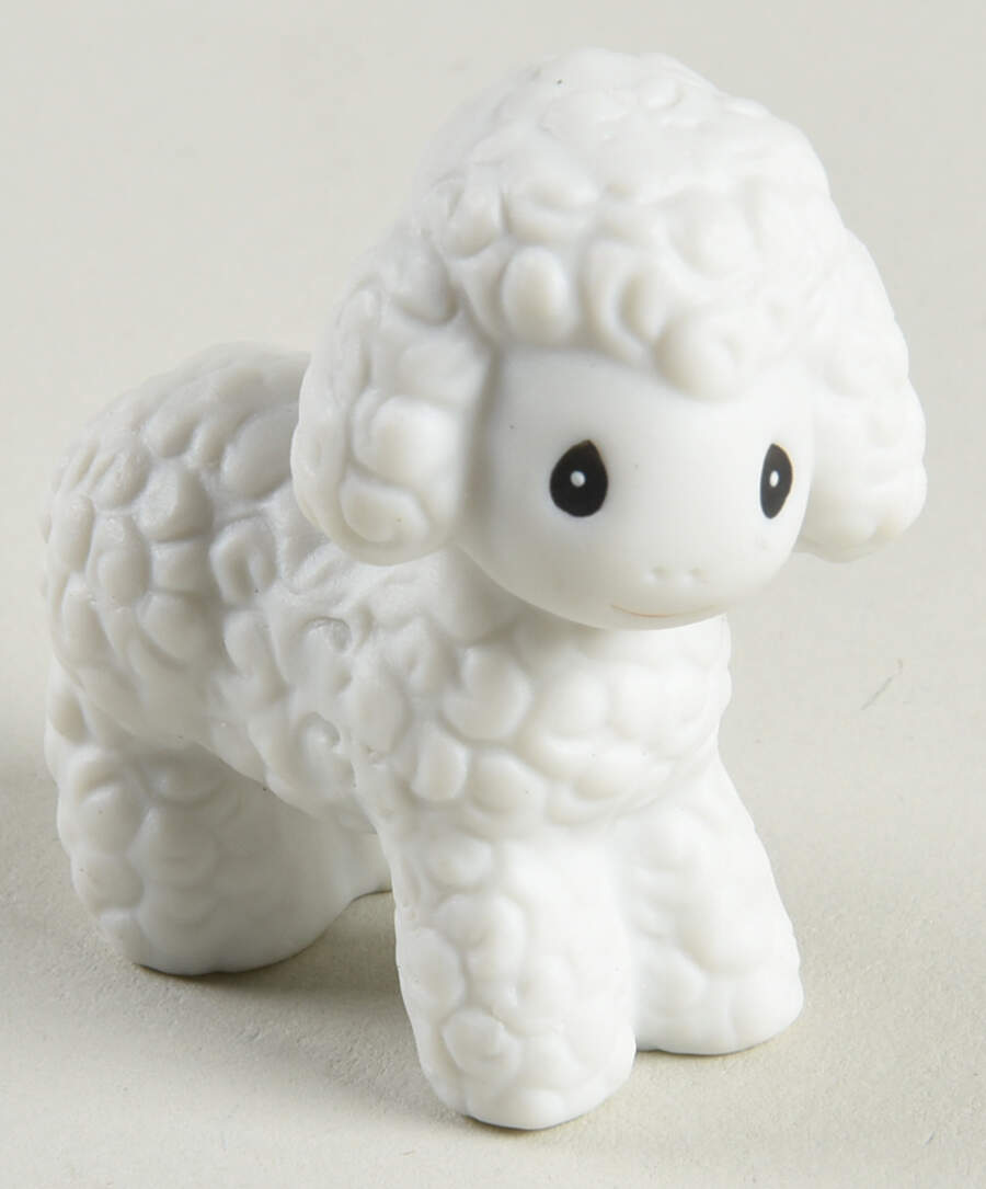 Come Let Us Adore Him-Nativity Bow & Arrow-White Sheep Head Right - No Box 4-Bow&Arrow Trademark by Precious Moments-1