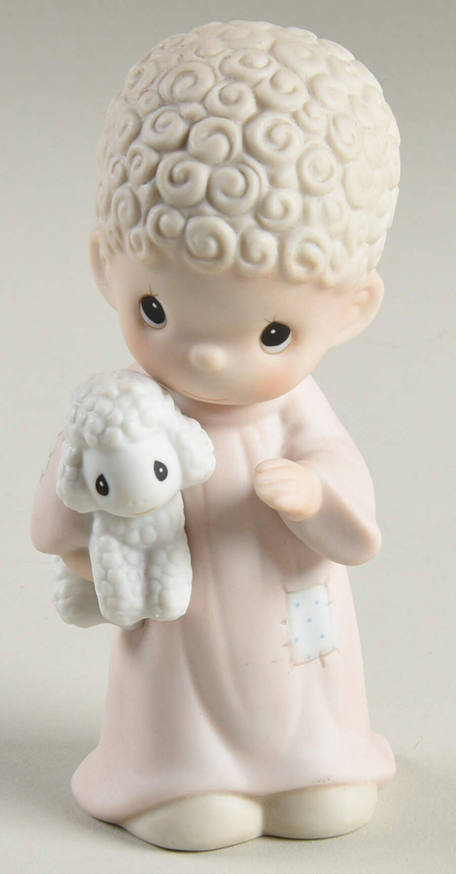 Come Let Us Adore Him-Nativity Bow & Arrow-Shepherd Holding Lamb - No Box - Bow&Arrow Trademark by Precious Moments-1