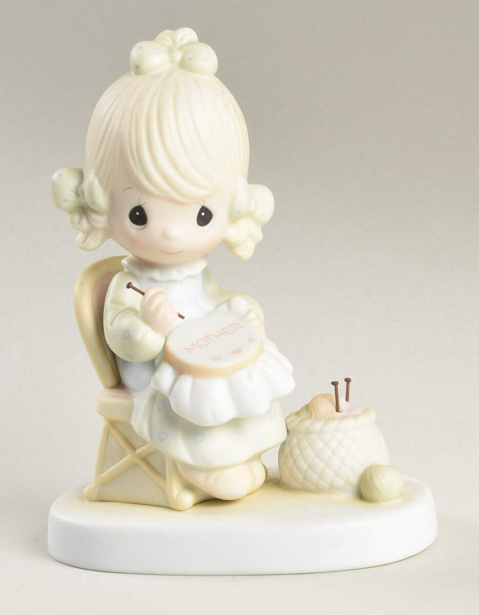 Mother Sew Dear Vessel-Mother Sew Dear - Vessel Trademark With Box by Precious Moments-1