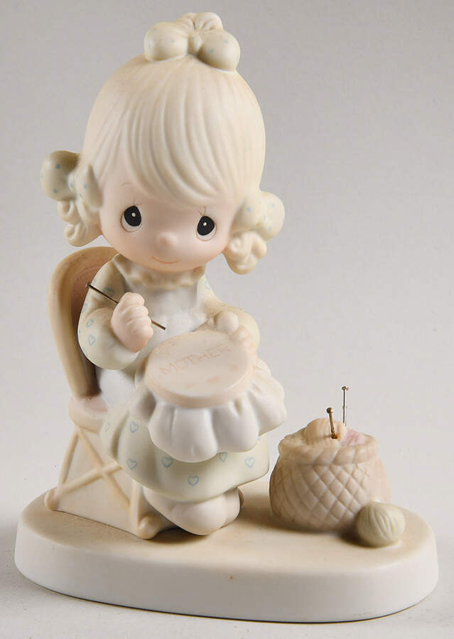 Mother Sew Dear Ship-Mother Sew Dear - Ship Trademark, No Box by Precious Moments-1