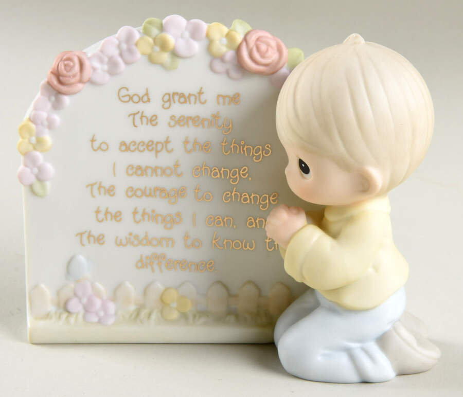 Serenity Prayer-Boy Egg - Serenity Prayer Boy - Egg Trademark With Box by Precious Moments-1