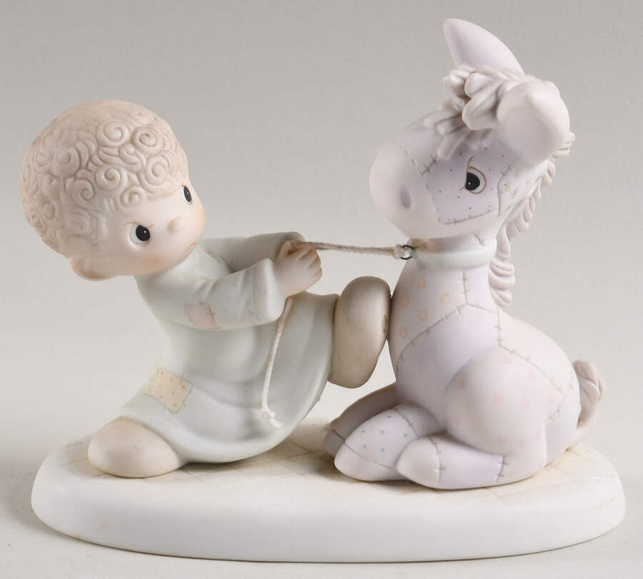 We'Re Pulling for You Flame-We're Pulling For You - Flame Trademark With Box by Precious Moments-1