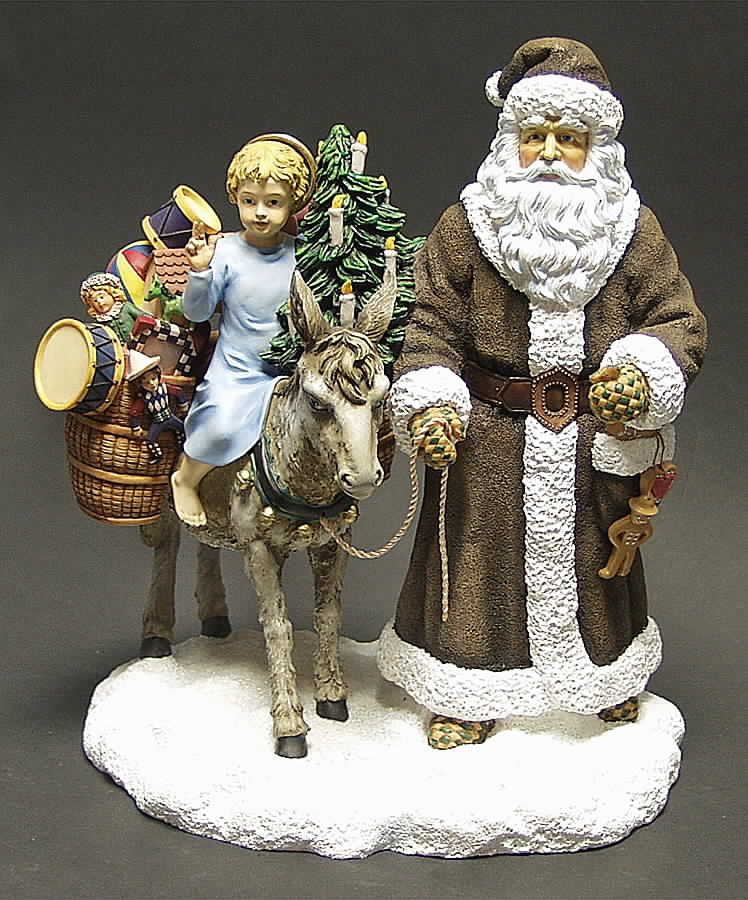 Memories of Christmas-Figurine St. Nicholas & The Christkind - Boxed by Prizm-1