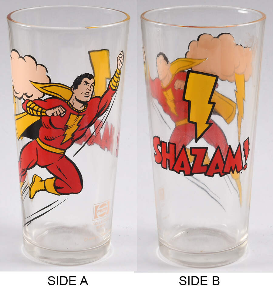 Superhero Action Series Shazam!-Flat Bottom - No Box by Pepsi Cola-1
