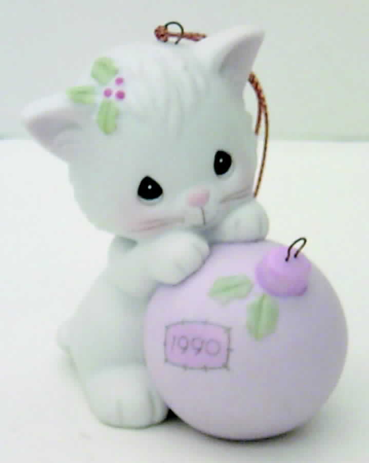 Birthday Collection Ornaments Wishing You A Purr-Fect Holiday - Boxed by Precious Moments-1