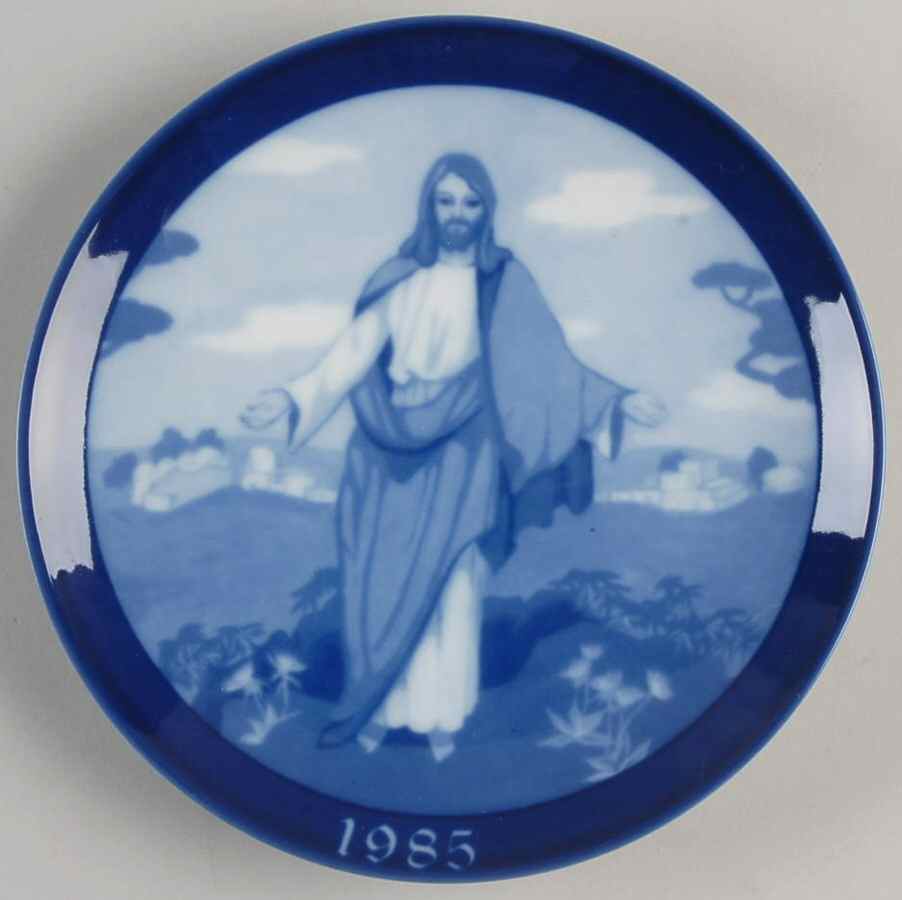 Porcelana Granada Christmas Plate Come Unto Me - No Box by Porcelana Granada-1