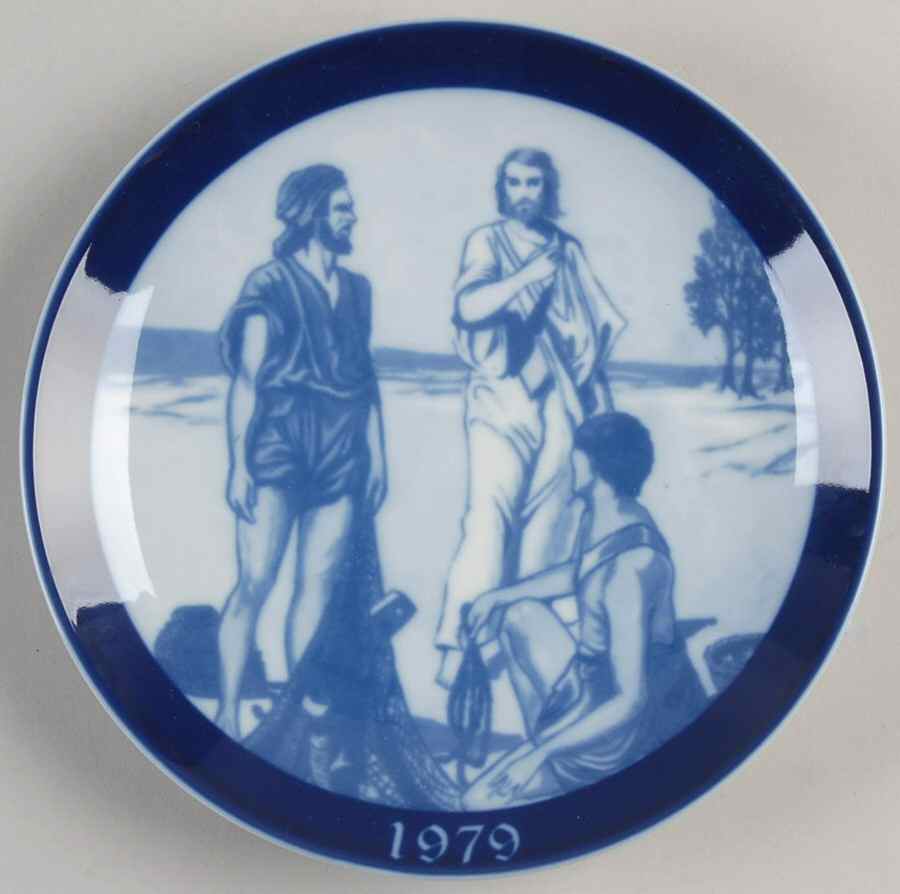 Porcelana Granada Christmas Plate Calling Of The  Disciples - Boxed by Porcelana Granada-1