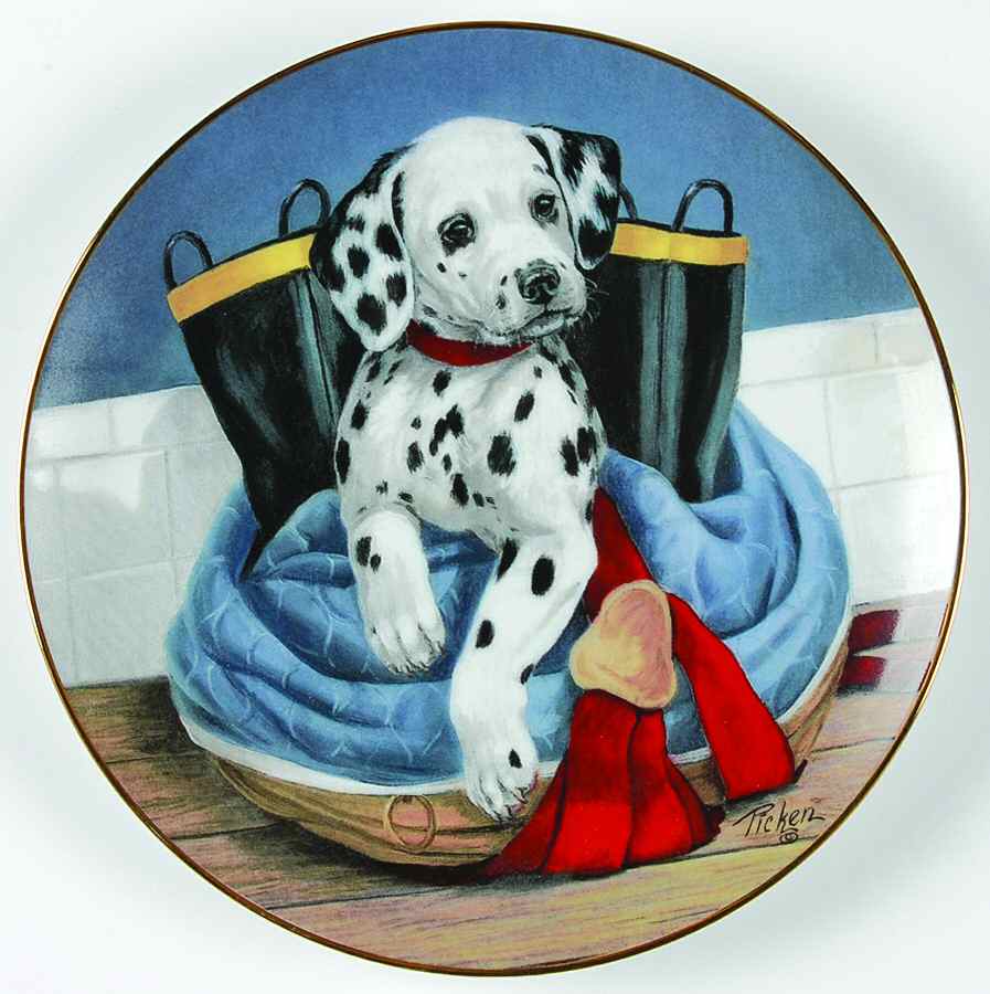 Darling Dalmatians Pup In Boots - No Box by Princeton Gallery-1