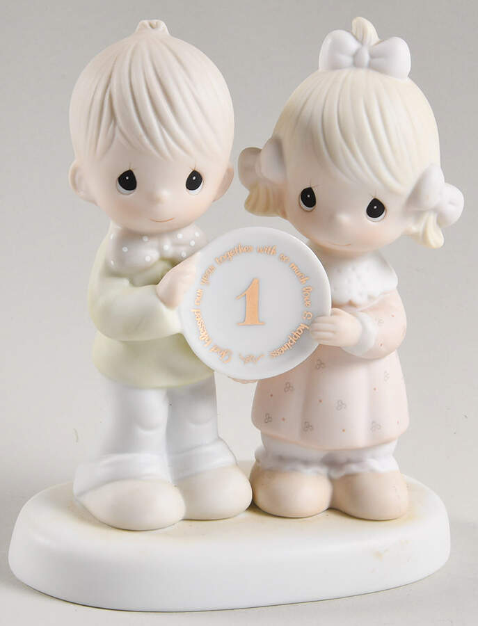 God Blessed Our Years Together with So Much Love Heart-God Blessed Our Year Toge - Heart Trademark, No Box by Precious Moments-1