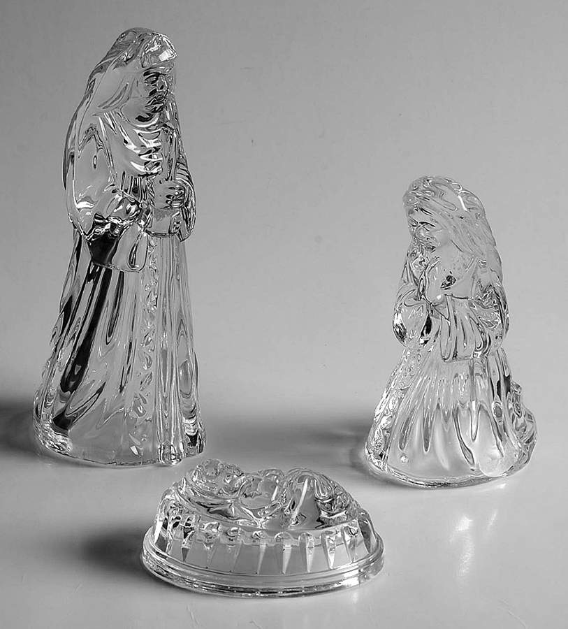 Princess House Nativity Figurine Holy Family Boxed Set Of 3 - With Box by Princess House-1