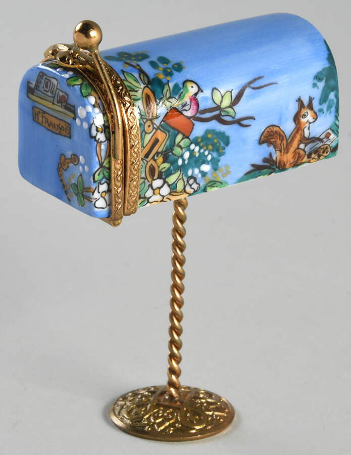 PEINT MAIN LIMOGES BOX Mail Box - No Box by Peint Main-1