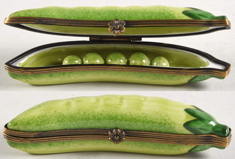 PEINT MAIN LIMOGES BOX Pea Pod - Nb730, No Box by Peint Main-1
