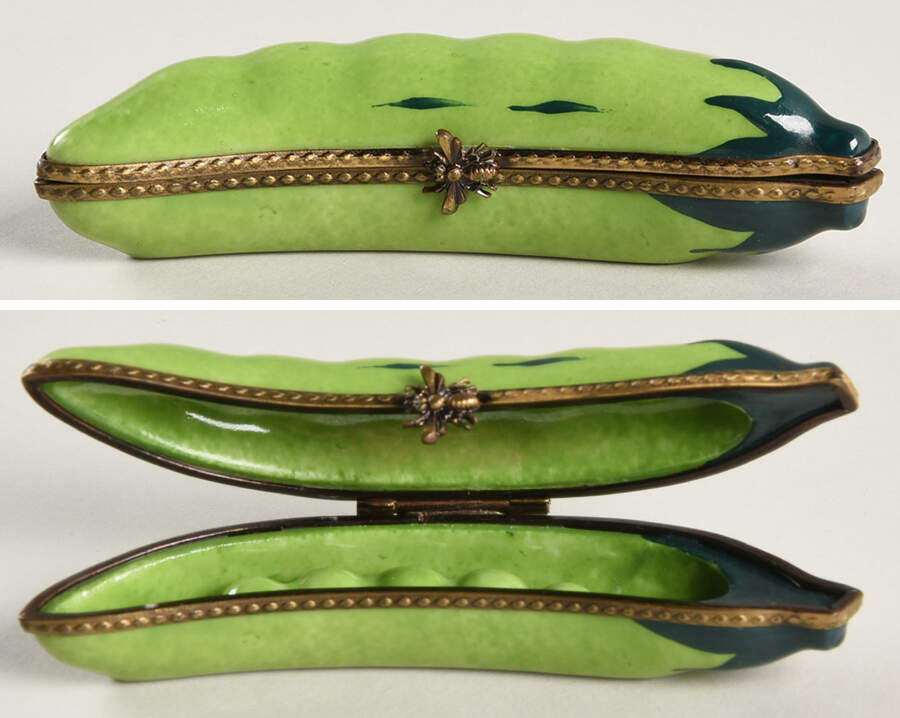 PEINT MAIN LIMOGES BOX Green Pea - Nb782, No Box by Peint Main-1
