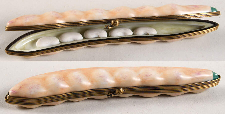PEINT MAIN LIMOGES BOX Bean Pod - Nb794, No Box by Peint Main-1