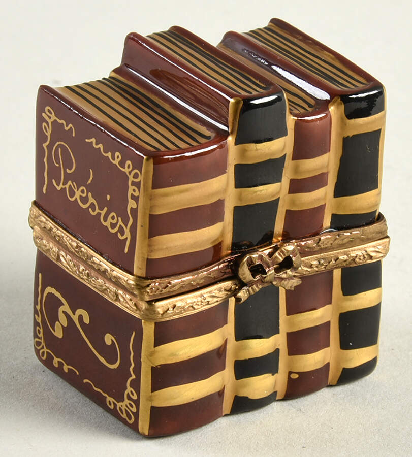 PEINT MAIN LIMOGES BOX Poetry Books - Nb829, No Box by Peint Main-1