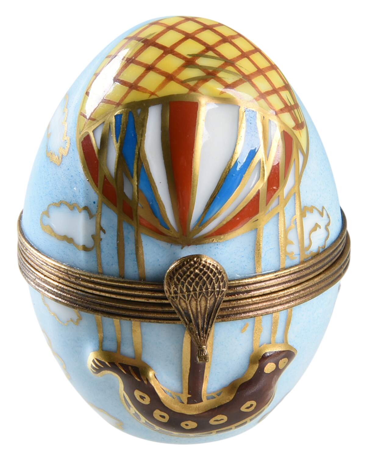 PEINT MAIN LIMOGES BOX Hot Air Balloon - Nb868, No Box by Peint Main-1