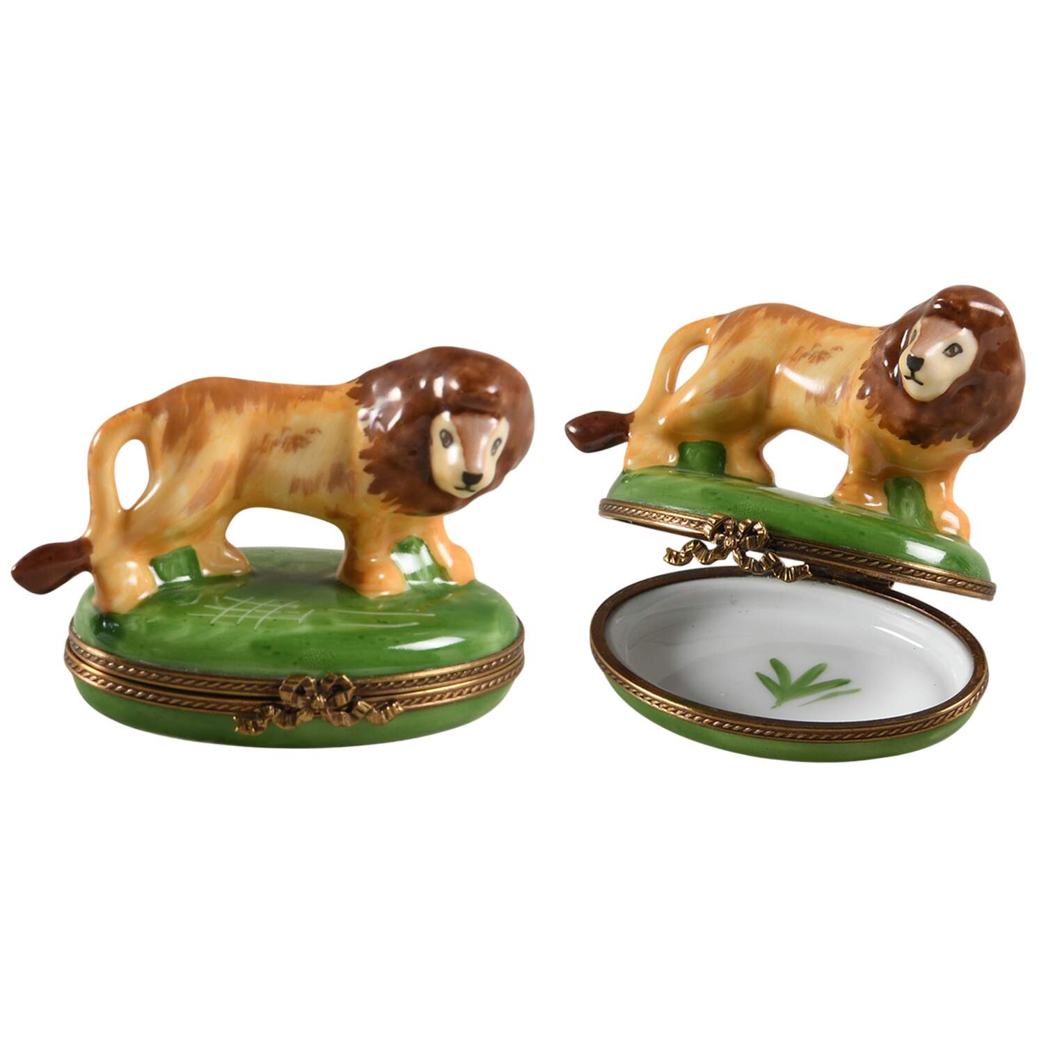 PEINT MAIN LIMOGES BOX Lion - No Box by Peint Main-1