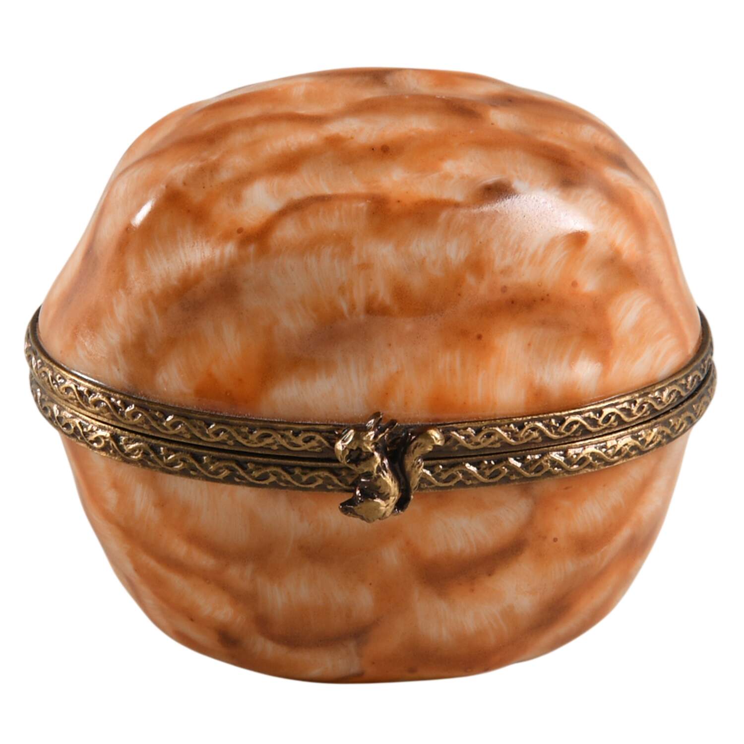 PEINT MAIN LIMOGES BOX Walnut - Nb724, No Box by Peint Main-1