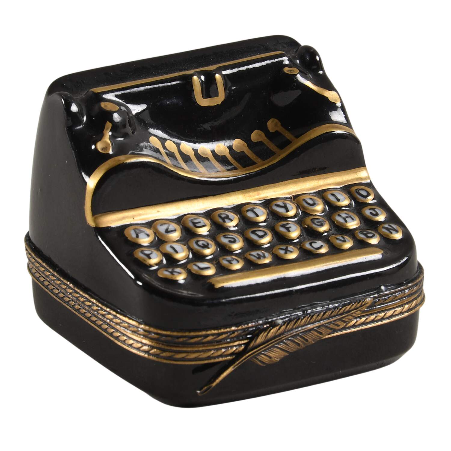 PEINT MAIN LIMOGES BOX Typewriter - No Box by Peint Main-1