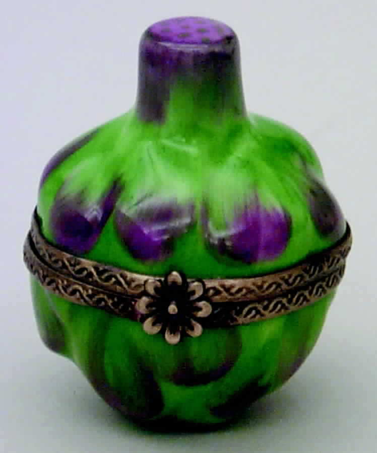 PEINT MAIN LIMOGES BOX Artichoke - No Box by Peint Main-1