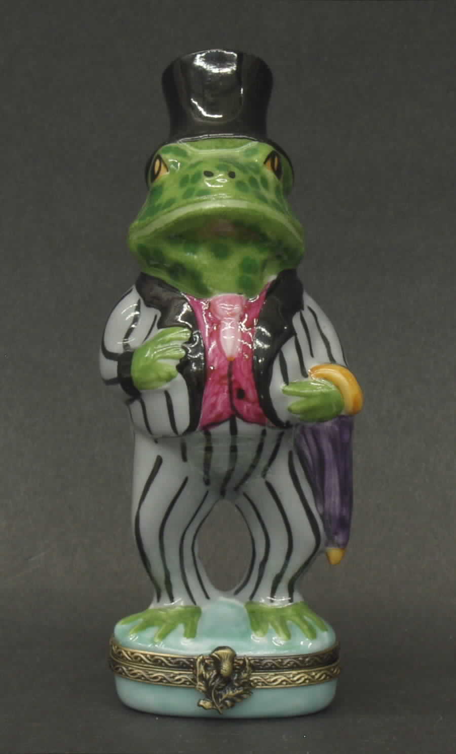PEINT MAIN LIMOGES BOX Mr Frog - No Box by Peint Main-1