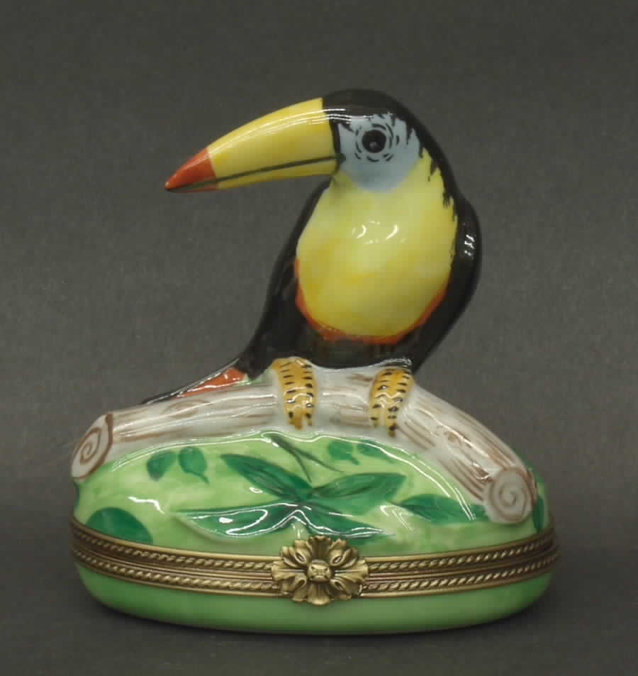 PEINT MAIN LIMOGES BOX Toucan - No Box by Peint Main-1