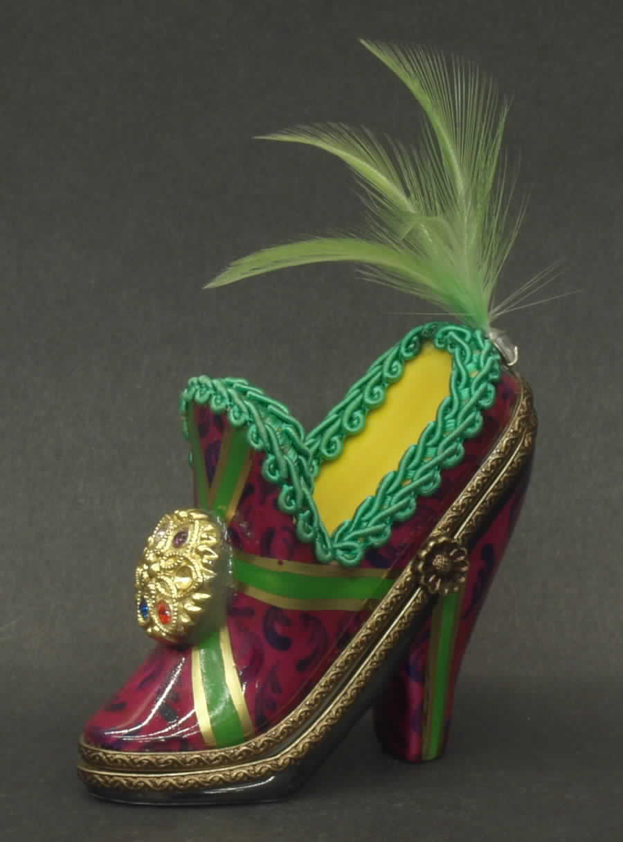 PEINT MAIN LIMOGES BOX Shoe-Classic - No Box 235 by Peint Main-1