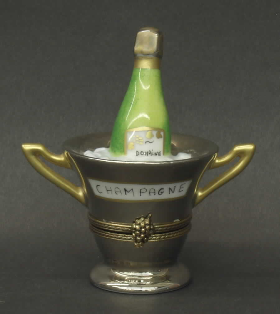 PEINT MAIN LIMOGES BOX Champagne Bucket - Boxed by Peint Main-1