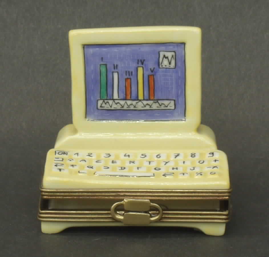 PEINT MAIN LIMOGES BOX Computer - No Box by Peint Main-1
