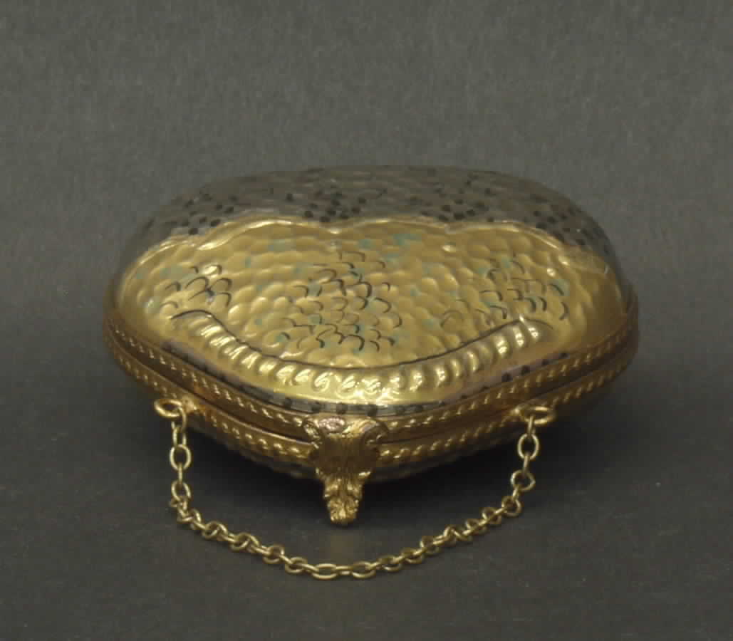 PEINT MAIN LIMOGES BOX Jewley Bag/Gold&Silver - No Box by Peint Main-1
