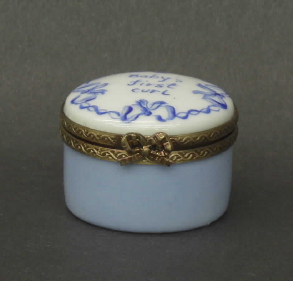 PEINT MAIN LIMOGES BOX Baby's First Curl - No Box by Peint Main-1