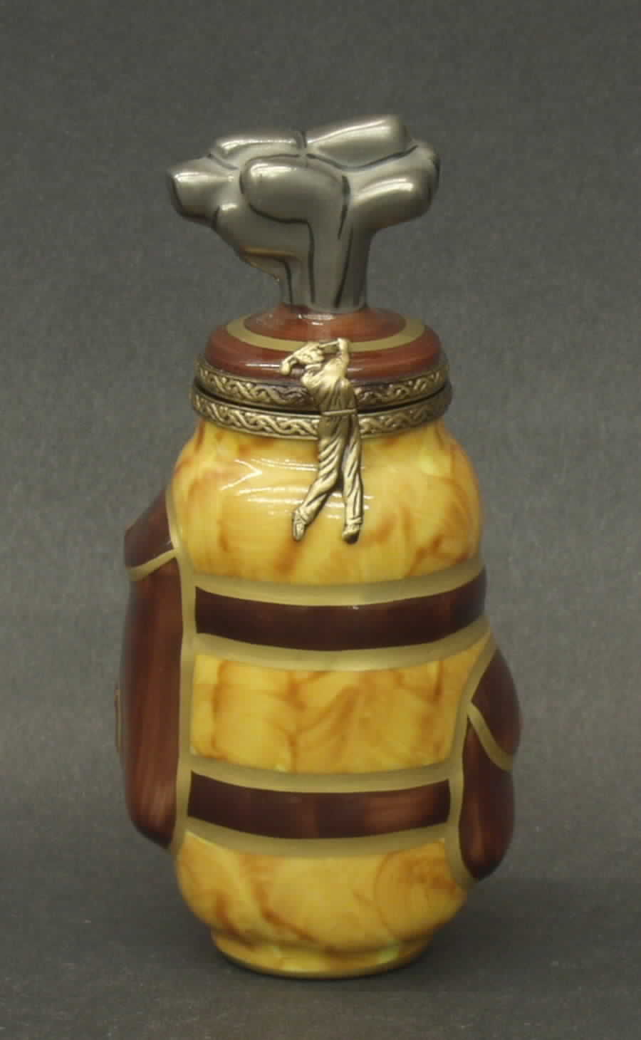 PEINT MAIN LIMOGES BOX Golf Bag-Leather - No Box by Peint Main-1