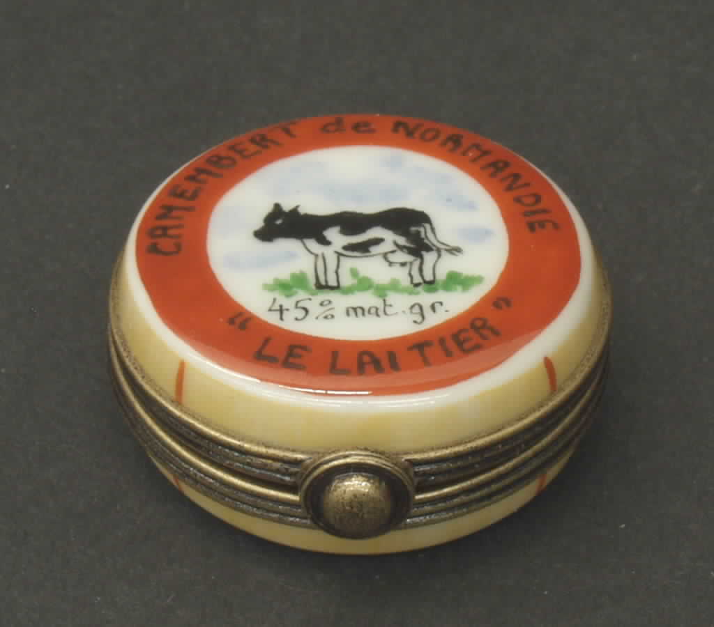 PEINT MAIN LIMOGES BOX Camembert - Boxed by Peint Main-1