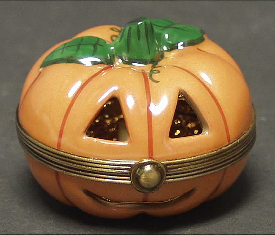 PEINT MAIN LIMOGES BOX Pumpkin - No Box by Peint Main-1