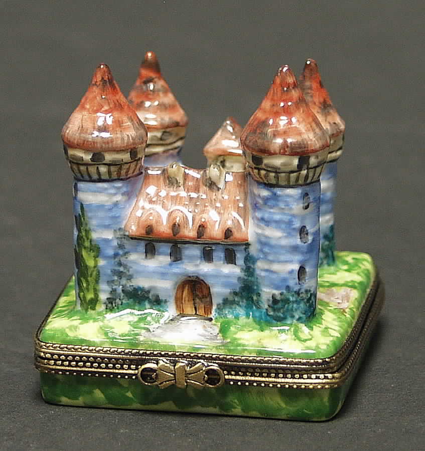 PEINT MAIN LIMOGES BOX Castle - No Box by Peint Main-1