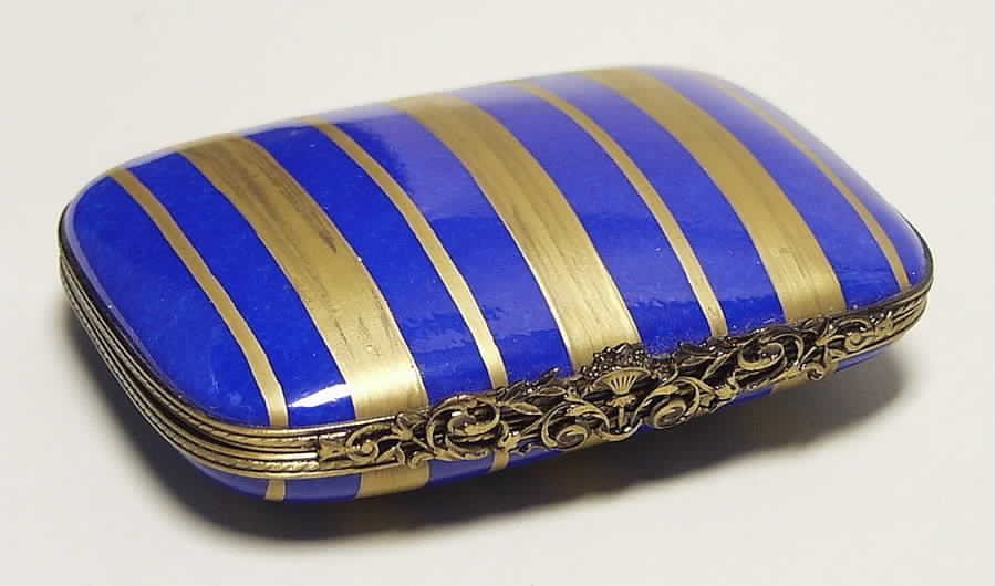 PEINT MAIN LIMOGES BOX Rectangular Box - No Box by Peint Main-1
